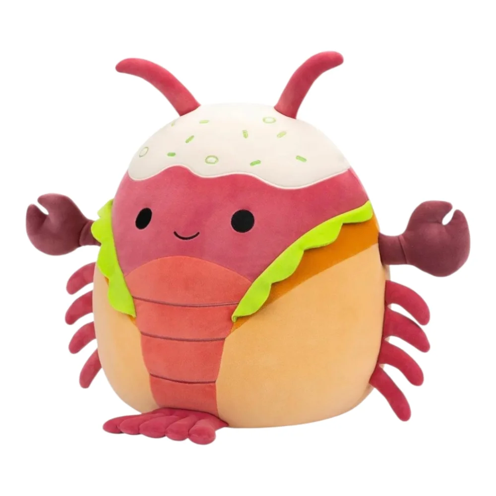 Squishmallows Lorono Lobster‎ Roll Christmas 2024 Plush 16